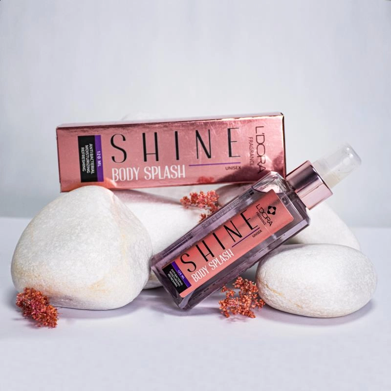 اسپری خوشبوکننده بدن مدل Shine لدورا فرگرنس 120 میلی لیتر