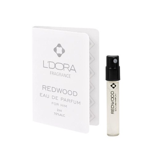 تستر ادوپرفیوم مردانه مدل REDWOOD لدورا فرگرنس 2 میلی لیتر